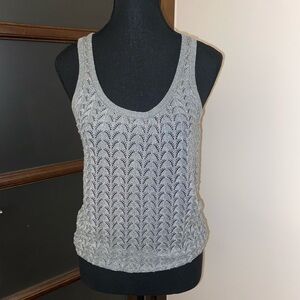 Zara Silver Knot Tank Top ptp 17-19”